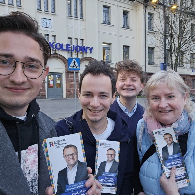 Akcja promocyjna Lewicy na ulicach Radomia